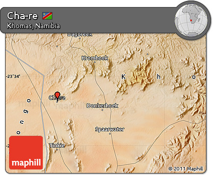 Satellite Map of Cha-re