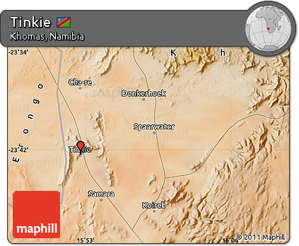Satellite Map of Tinkie