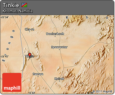 Satellite Map of Tinkie