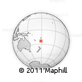 Outline Map of the Area around 23° 33' 11" S, 178° 34' 29" E, rectangular outline