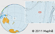 Political Location Map of the area around 23° 33' 11" S, 179° 16' 30" E