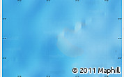Physical Map of the area around 23° 33' 11" S, 179° 16' 30" E