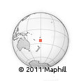 Outline Map of the Area around 23° 33' 11" S, 179° 16' 30" E, rectangular outline