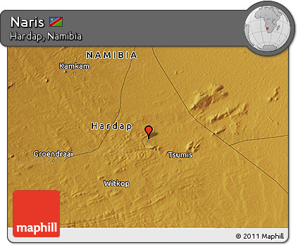 Physical 3D Map of Naris