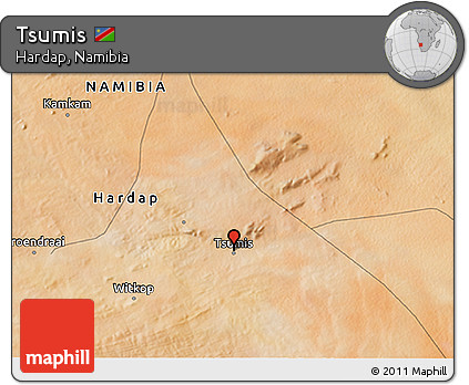 Satellite 3D Map of Tsumis