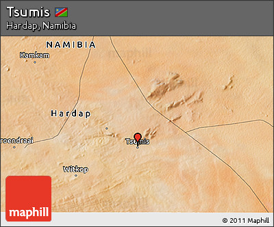 Satellite 3D Map of Tsumis