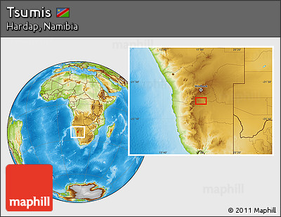 Physical Location Map of Tsumis