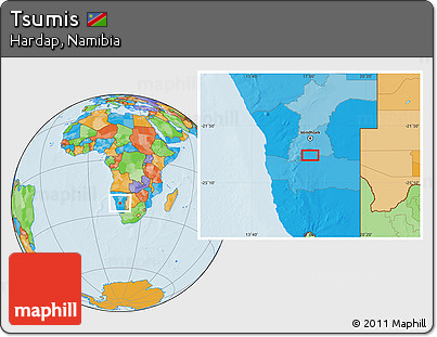 Political Location Map of Tsumis