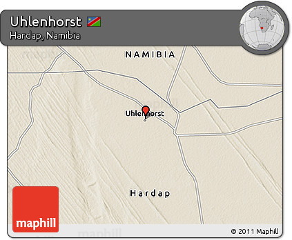 Shaded Relief 3D Map of Uhlenhorst