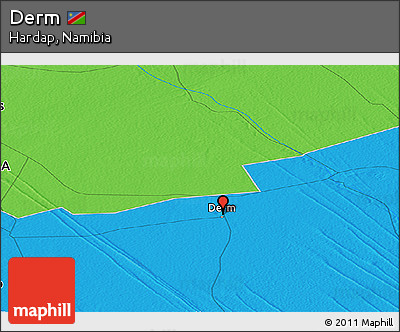 Political Panoramic Map of Derm