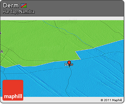 Political Panoramic Map of Derm