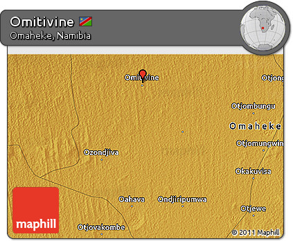 Physical 3D Map of Omitivine