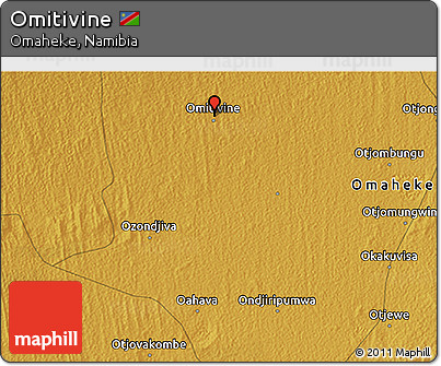 Physical 3D Map of Omitivine