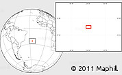 Blank Location Map of the area around 23° 33' 11" S, 25° 25' 29" W