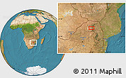 Satellite Location Map of Ga-Kgapane