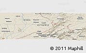 Shaded Relief Panoramic Map of Ga-Kgapane
