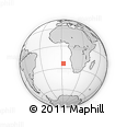Outline Map of the Area around 23° 33' 11" S, 2° 37' 30" E, rectangular outline