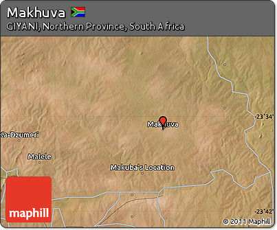 Satellite Map of Makhuva