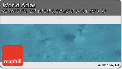Satellite Panoramic Map of the Area around 23° 33' 11" S, 32° 13' 30" W