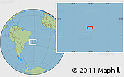 Savanna Style Location Map of the area around 23° 33' 11" S, 33° 4' 30" W