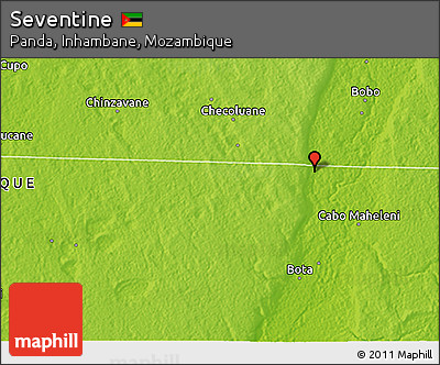 Physical 3D Map of Seventine
