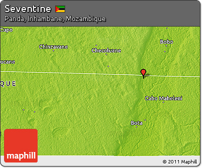 Physical 3D Map of Seventine