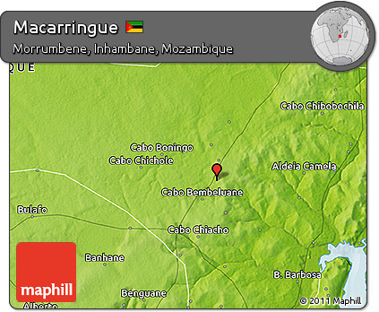 Physical 3D Map of Macarringue