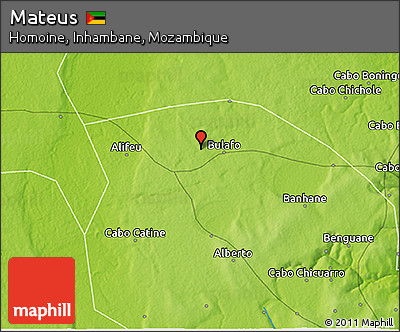 Physical 3D Map of Mateus