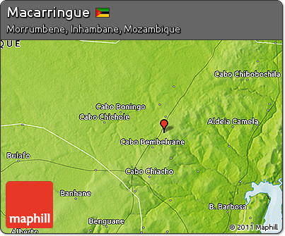 Physical 3D Map of Macarringue