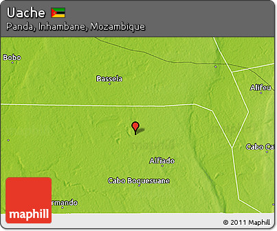 Physical 3D Map of Uache