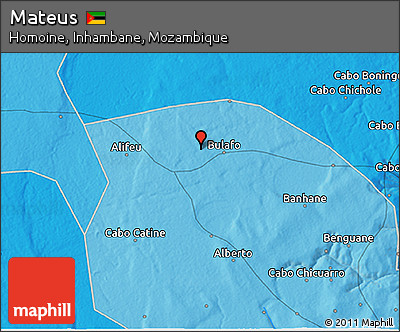 Political 3D Map of Mateus