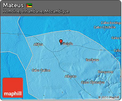 Political 3D Map of Mateus