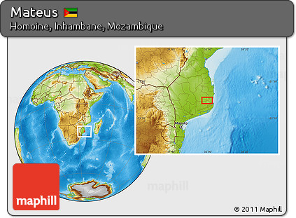 Physical Location Map of Mateus