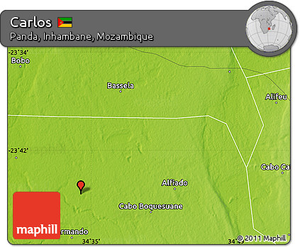 Physical Map of Carlos