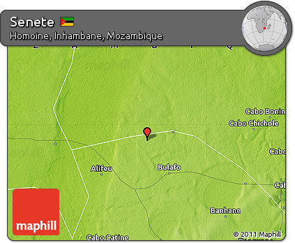 Physical Map of Senete