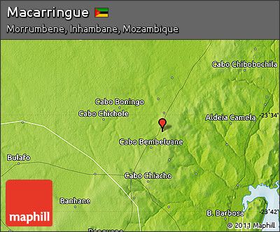 Physical Map of Macarringue