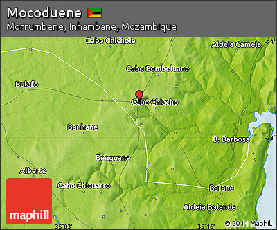 Physical Map of Mocoduene