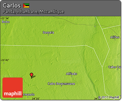 Physical Map of Carlos