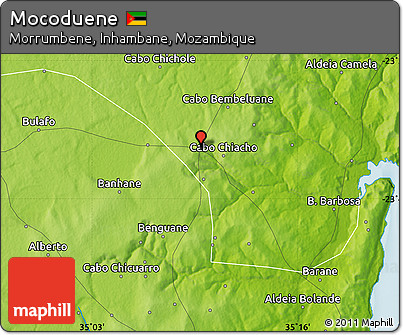 Physical Map of Mocoduene