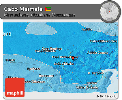 Political Panoramic Map of Cabo Maimela