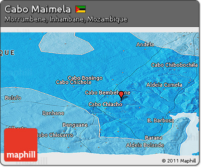 Political Panoramic Map of Cabo Maimela