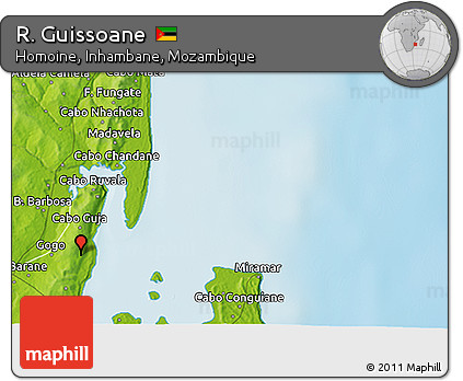 Physical 3D Map of R. Guissoane