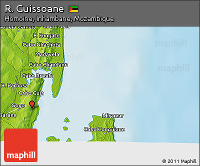 Physical 3D Map of R. Guissoane