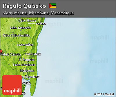 Physical 3D Map of Régulo Quissico