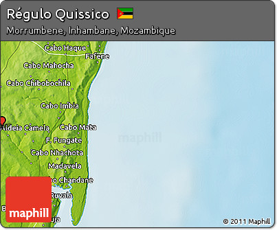 Physical 3D Map of Régulo Quissico