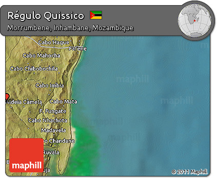 Satellite 3D Map of Régulo Quissico