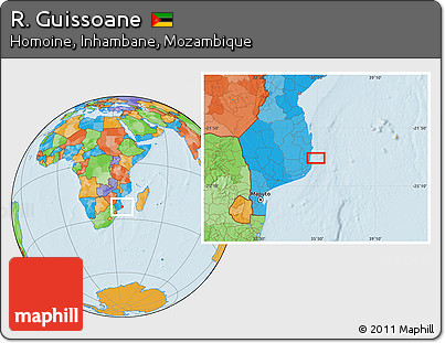 Political Location Map of R. Guissoane