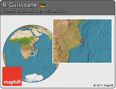 Satellite Location Map of R. Guissoane