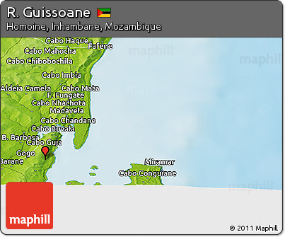 Physical Panoramic Map of R. Guissoane