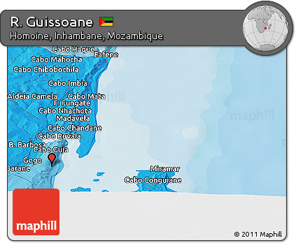 Political Panoramic Map of R. Guissoane